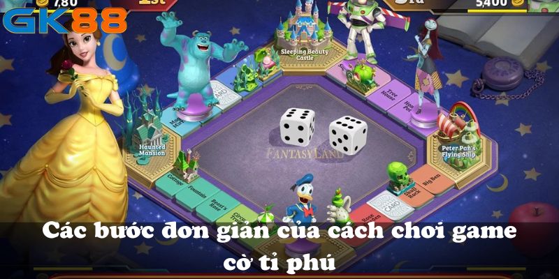 Các bước đơn giản của cách chơi game cờ tỉ phú